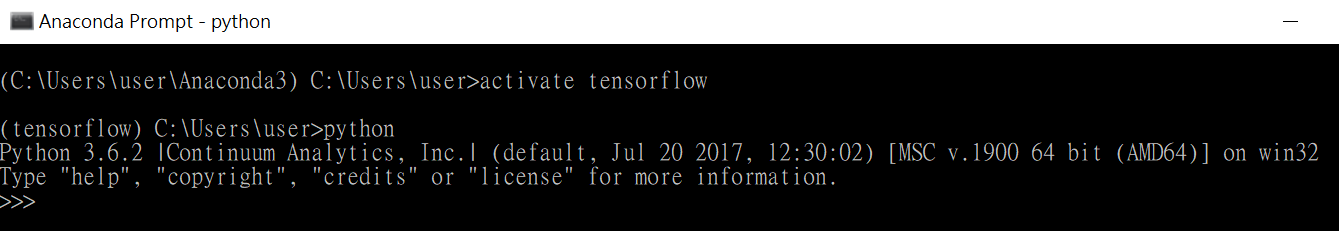 Installing TensorFlow on Windows · myself